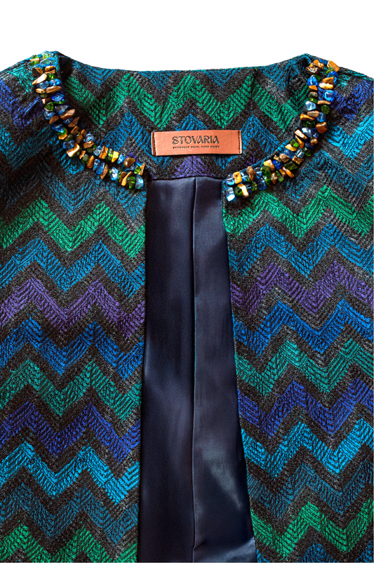 Beaded Brilliance – One of One Statement Jacket