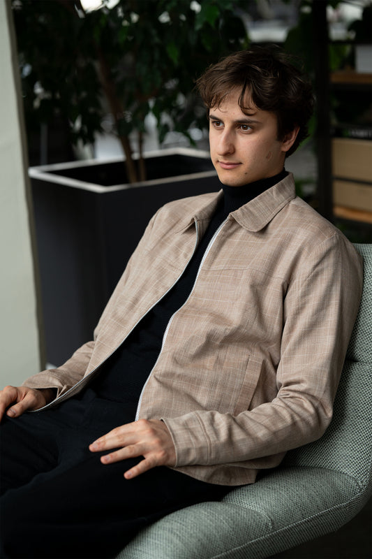 Pure Cotton Dobby Lightweight Jacket