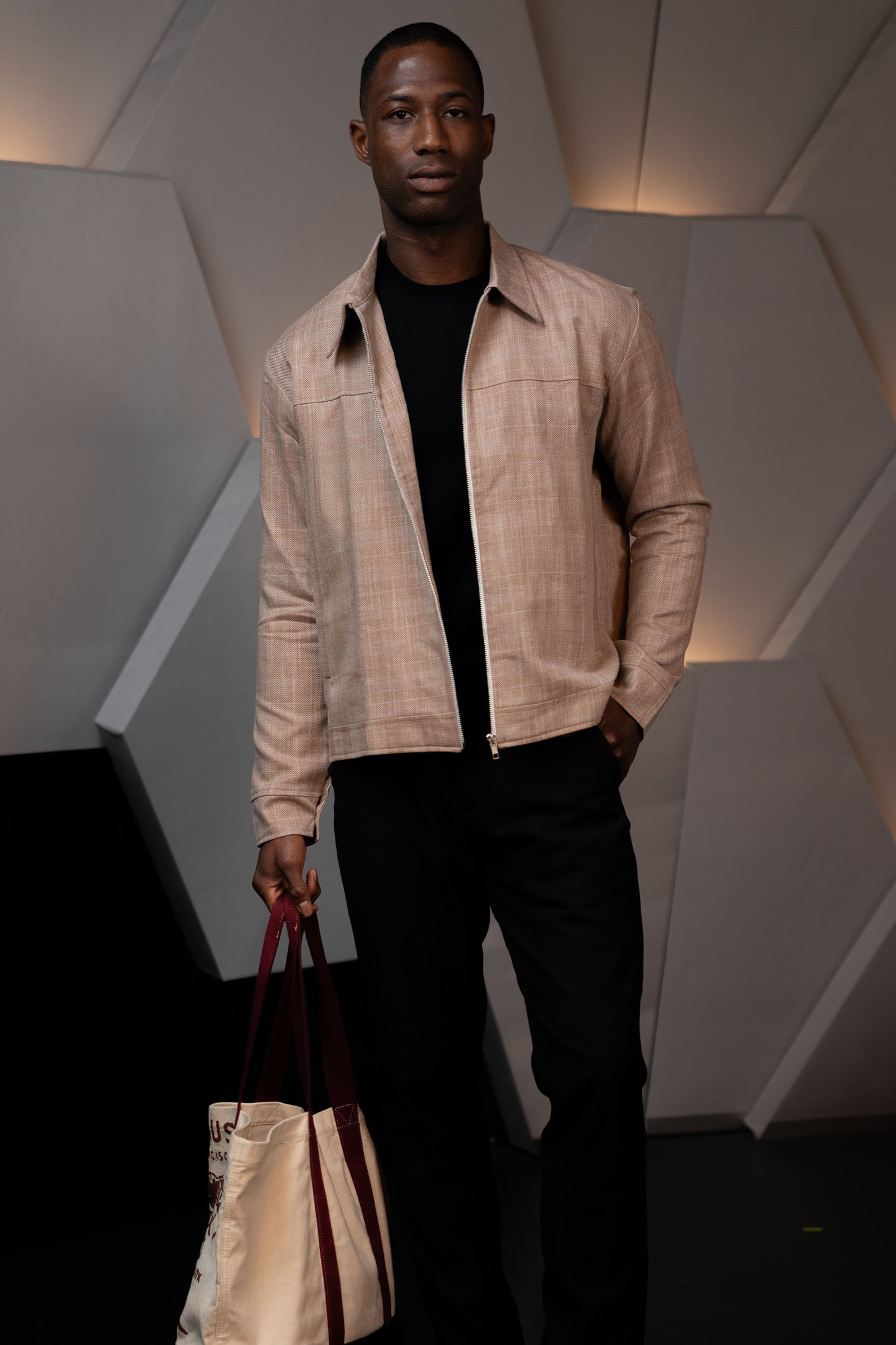 Pure Cotton Dobby Lightweight Jacket