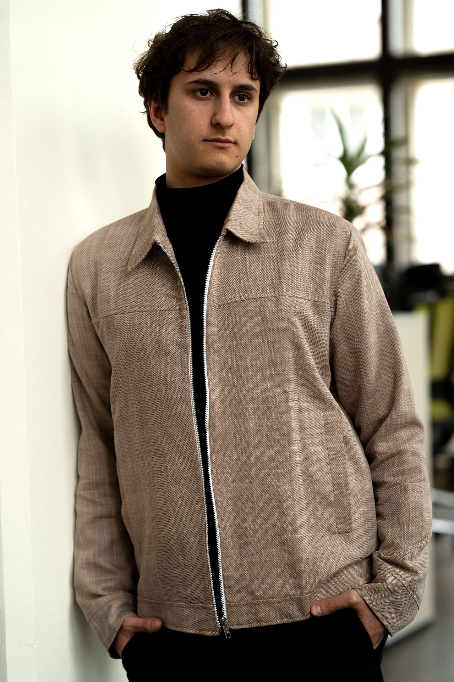 Pure Cotton Dobby Lightweight Jacket