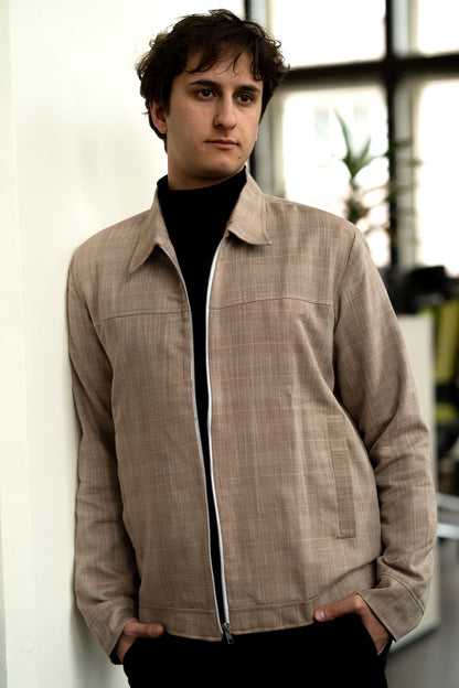 Pure Cotton Dobby Lightweight Jacket