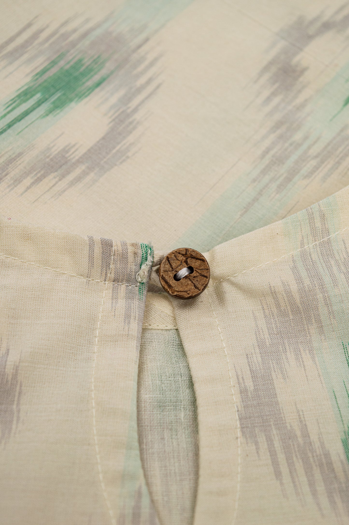 Sleeveless Top in Pure Handwoven Ikat Silk