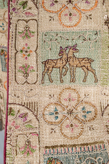 Jute Embroidery Jacket – Hand-Stitched Heirloom Art