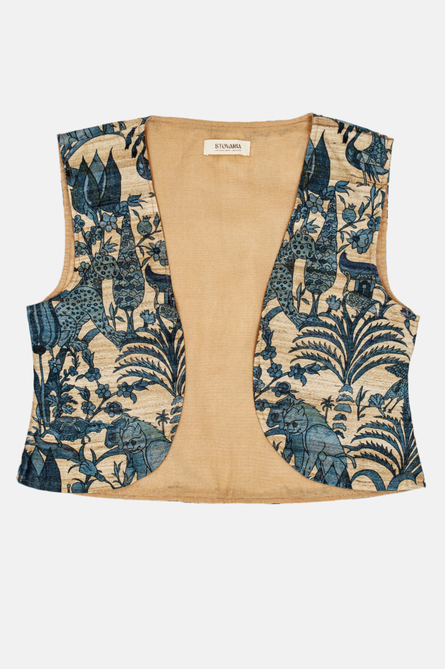Pure Tussar Silk Vest – Handwoven Story in Natural Elegance