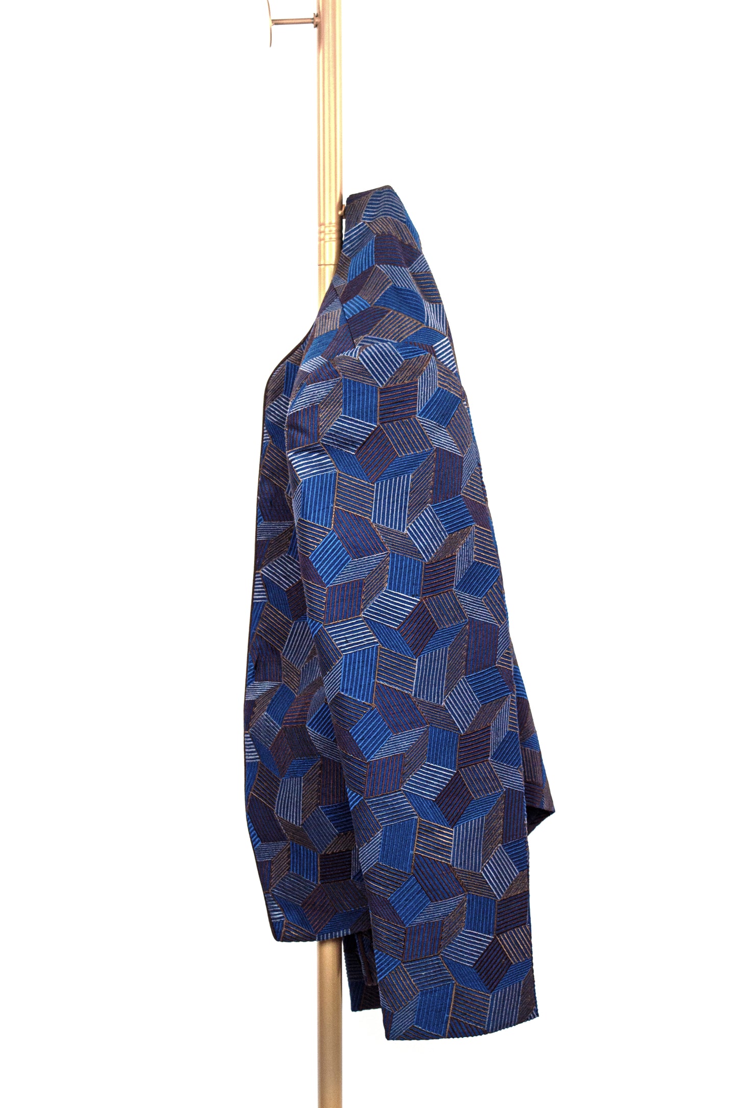Tussar Silk Jacket – Full Thread Embroidered Statement Piece