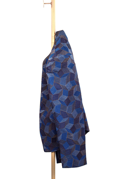 Tussar Silk Jacket – Full Thread Embroidered Statement Piece