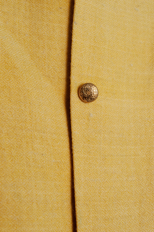 Handwoven Merino Wool Cropped Jacket | Sustainable Artisan Coat | Wool Overshirt