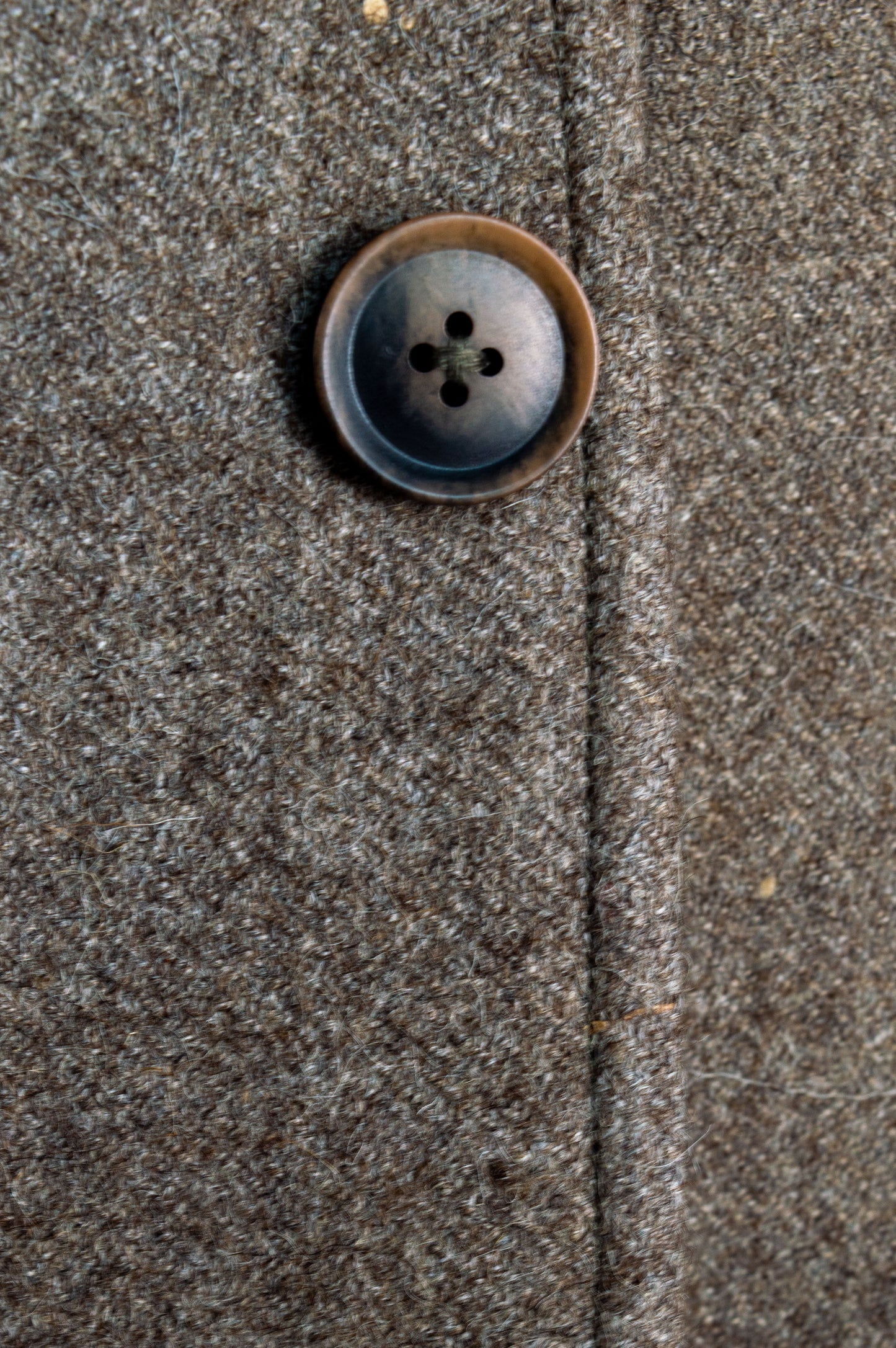 Handcrafted Pure Wool Jacket | Handwoven Himalayan Sheep Wool | Natural and undyed Overshirt