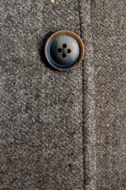 Handcrafted Pure Wool Jacket | Handwoven Himalayan Sheep Wool | Natural and undyed Overshirt