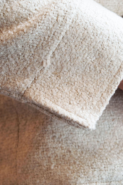 Handwoven Yak Wool Cropped Jacket | Sustainable Himalayan Coat | Wool Overshirt