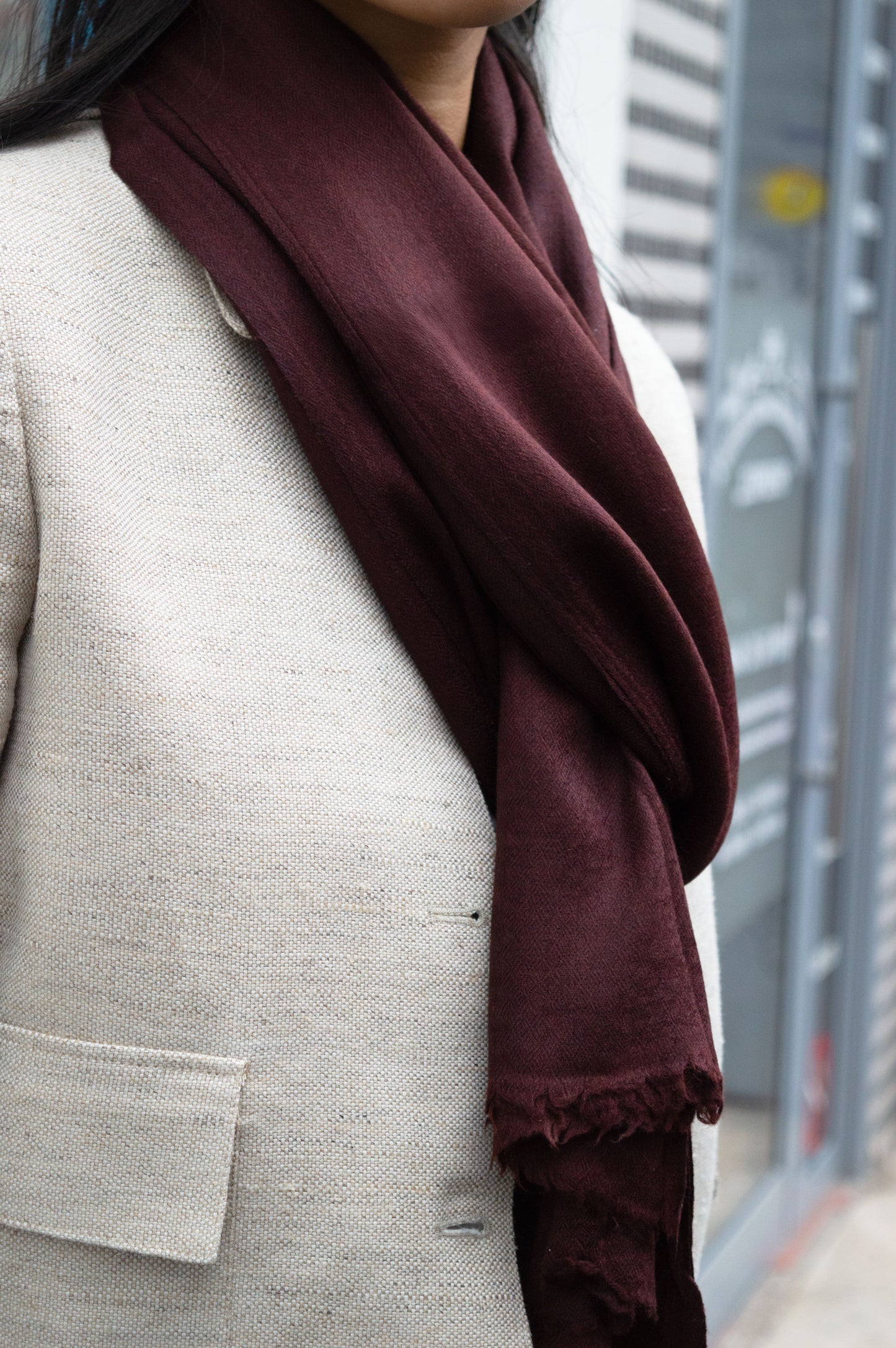 Handwoven 100% Pashmina Scarf | Lightweight Cashmere Wrap