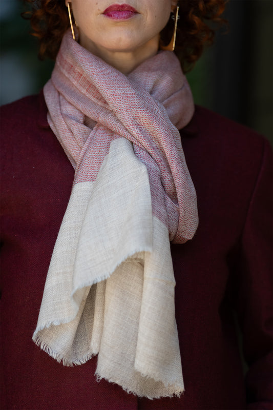 Rose Mist Pashmina Scarf