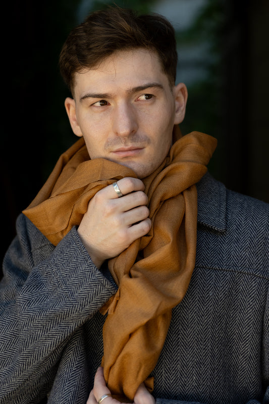 Burnt Orange Pashmina Scarf